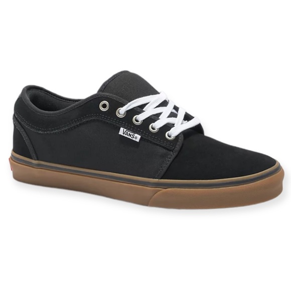 VANS | Skate Chukka Low Black & Gum Suede Skate Shoes - Picture 1 of 7